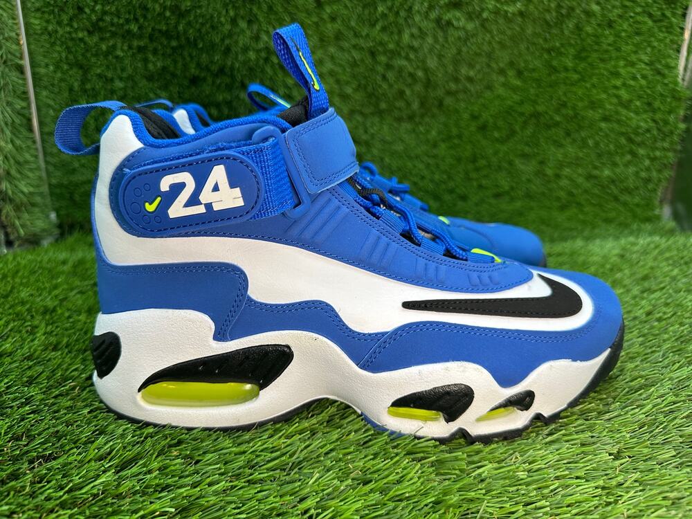 Nike Air Griffey Max 1 DJ5162-400 Athletic Sneaker Boys 6.5 Blue Leather Walking